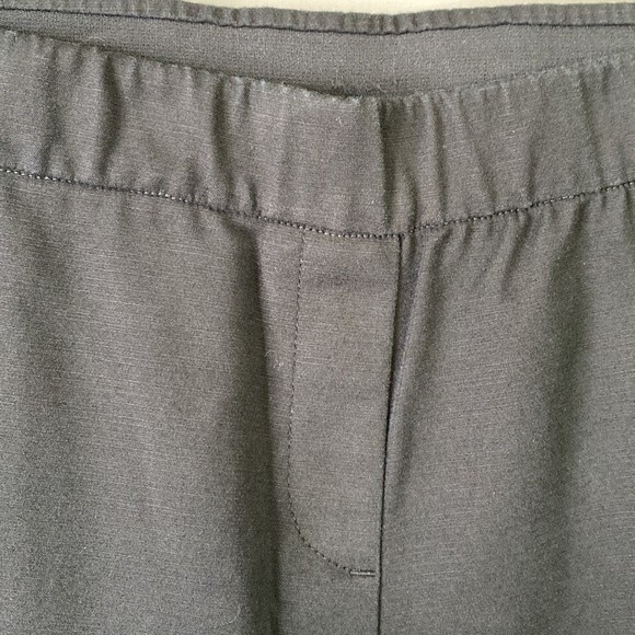 J Jill Women's Black Pull On Cropped Pants Elastic High Waist Stretch Straight - Picture 4 of 13